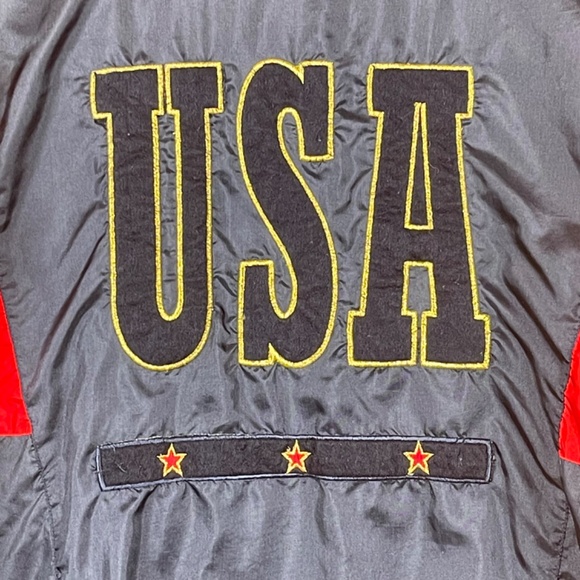 Vintage MacGregor Men’s Full Zip Nylon Track Jacket USA Athletics Patriotic XL - Picture 7 of 11